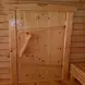 Дверь 40*700*1700 хвоя банная коробка на клиньях