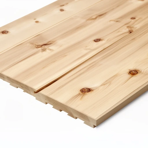 Планкен лиственница скошенный 20*142*5000, сорт Оптима (0,71м2)