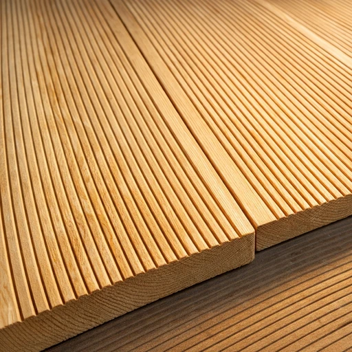 Доска террасная лиственница вельвет 28*190*3000, сорт Элита (0,57м2)