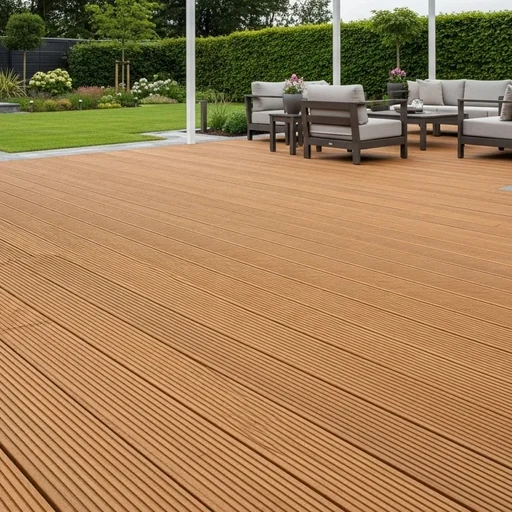 Доска террасная лиственница вельвет 34*120*5000, сорт Э (0,6м2)