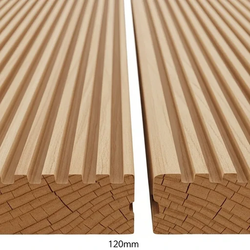 Доска террасная лиственница вельвет 45*190*2000, сорт А (0,38м2)